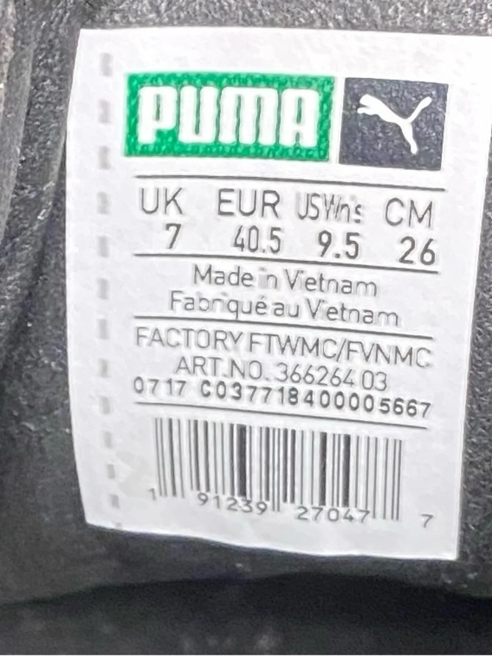 Puma X Rihanna FENTY Ankle Strap Creeper Black Leather Platform Sneakers W 9.5
